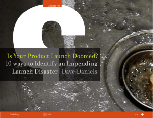 Is Your Product Launch Doomed? 10 ways to Identify an Impending |