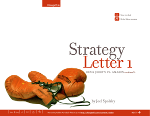 Strategy Letter 1 | f