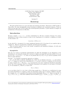 Introduction 1 14.384 Time Series Analysis, Fall 2007 Professor Anna Mikusheva