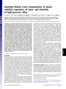 Quantum Monte Carlo computations of phase of high-pressure silica
