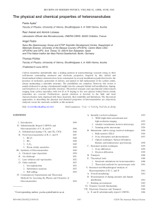 The physical and chemical properties of heteronanotubes yala *