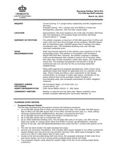 Rezoning Petition 2015-022 Pre-Hearing Staff Analysis March 16, 2015