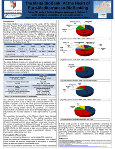 The Malta BioBank: At the Heart of Euro-Mediterranean BioBanking