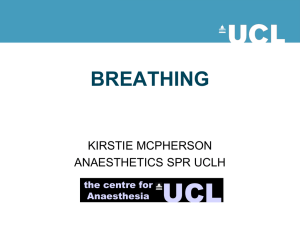 UCL BREATHING KIRSTIE MCPHERSON ANAESTHETICS SPR UCLH