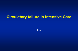 Circulatory failure in Intensive Care Dr….
