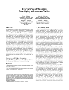 Everyone’s an Influencer: Quantifying Influence on Twitter