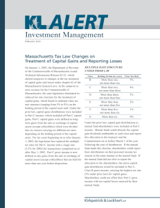 Investment Management Massachusetts Tax Law Changes on