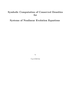 Symbolic Computation of Conserved Densities for Systems of Nonlinear Evolution Equations by