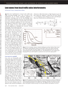 Nonreflection seismic and inversion of surface and guided waves