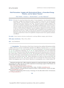 Field Fluctuations, Imaging with Backscattered Waves, a Generalized Energy