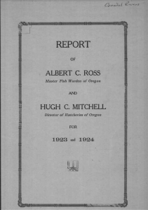 1923 1924 ALBERT C. ROSS HUGH C. MITCHELL