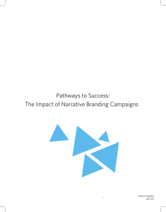 Pathways to Success: The Impact of Narrative Branding Campaigns Alyssa Hughes GD 421