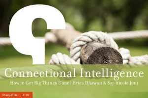 Connectional Intelligence  |