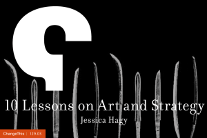 10 Lessons on Art and Strategy Jessica Hagy  |