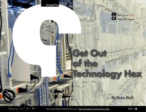 Get Out of the Technology Hex By Sean Hull