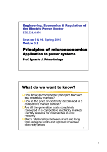 Principles of microeconomics  What do we want to know?