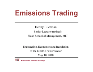 Emissions Trading Denny Ellerman