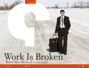 Work Is Broken Here’s How We Fix It by marc orchant 42.01