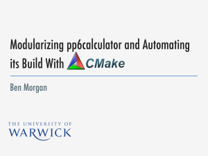 Modularizing pp6calculator and Automating its Build With Ben Morgan