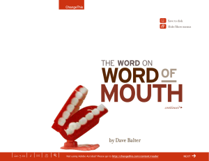 MOUTH WORD OF