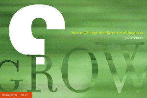 How to Change the Narrative of Business jim stengel  |