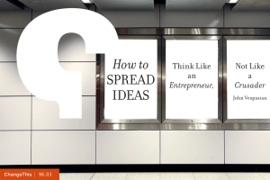 How to Spread IdeaS Entrepreneur,
