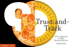 Trust-and- Track A New Approach to Small