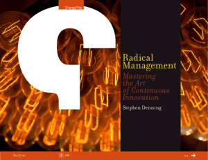 Radical Management  Mastering