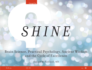 S H I N E  Brain Science, Practical Psychology, Ancient Wisdom