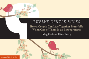 T w e l v e   G e... How a Couple Can Live Together Peacefully