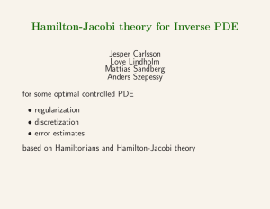 Hamilton-Jacobi theory for Inverse PDE