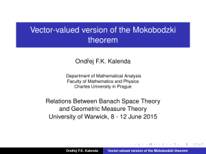 Vector-valued version of the Mokobodzki theorem