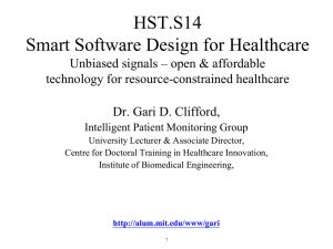 Smart Software Design for Healthcare