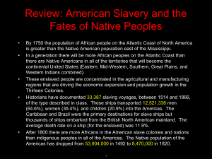 Review: American Slavery and the Fates of Native Peoples
