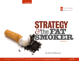 Strategy Fat Smoker