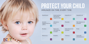 protect your child IMMUNIZE ON TIME, EVERY TIME.