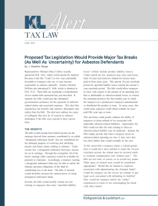 TAX LAW Proposed T