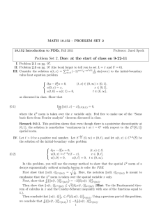 Problem Set 2, Due: at the start of class on...