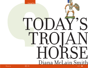 Today’s Trojan Horse diana McLain smith