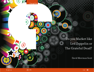 Do you Market like Led Zeppelin or The Grateful Dead? David Meerman Scott