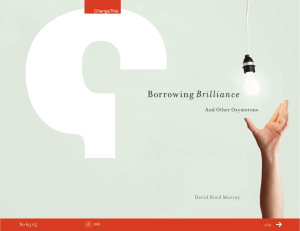 Borrowing Brilliance And Other Oxymorons David Kord Murray
