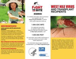 WEST NILE VIRUS AND TRANSPLANT RECIPIENTS RESOURCES
