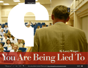 You Are Being Lied To By Larry Winget  30.02