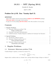 — MIT (Spring 2014) 18.311 Problem
