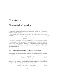 Chapter 2 Geometrical optics