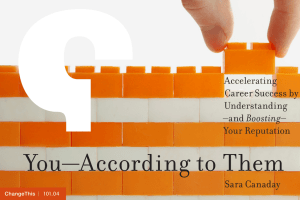 You—According to Them Accelerating Career Success by Understanding