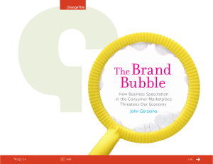 Brand Bubble  The