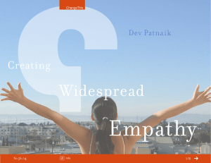 Empathy Widespread Creating Dev Patnaik