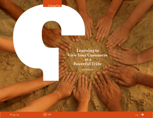 Learning to View Your Customers as a Powerful Tribe