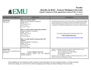 Faculty Benefits In Brief – Eastern Michigan University